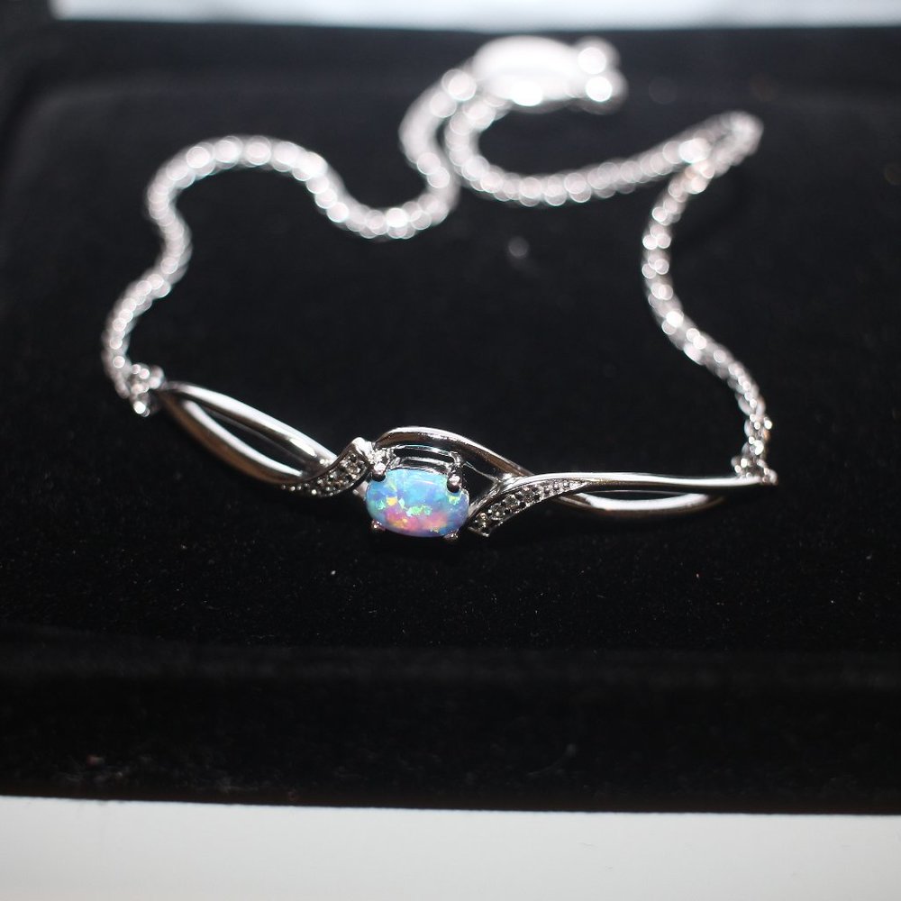 Kay Jewelers | Blue & Silver Braclet